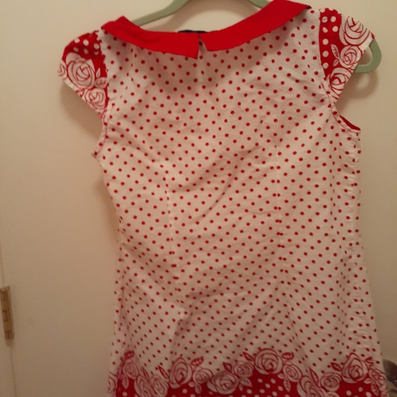 Double zero D2 size medium red polka dot shirt - Picture 2 of 3